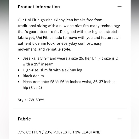 Lucky Brand Uni Fit High Rise Skinny Jean - Picture 8 of 10